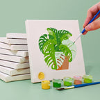 Modern Houseplants Mini Paint by Numbers