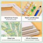 Modern Houseplants Mini Paint by Numbers
