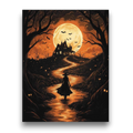 Moonlit Witch's Path Paint by Numbers