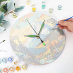 Mountain Landscape Paint by Numbers Clock Kit