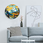 Mountain Landscape Paint by Numbers Clock Kit