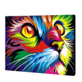 Multicolor Cat Paint by Numbers