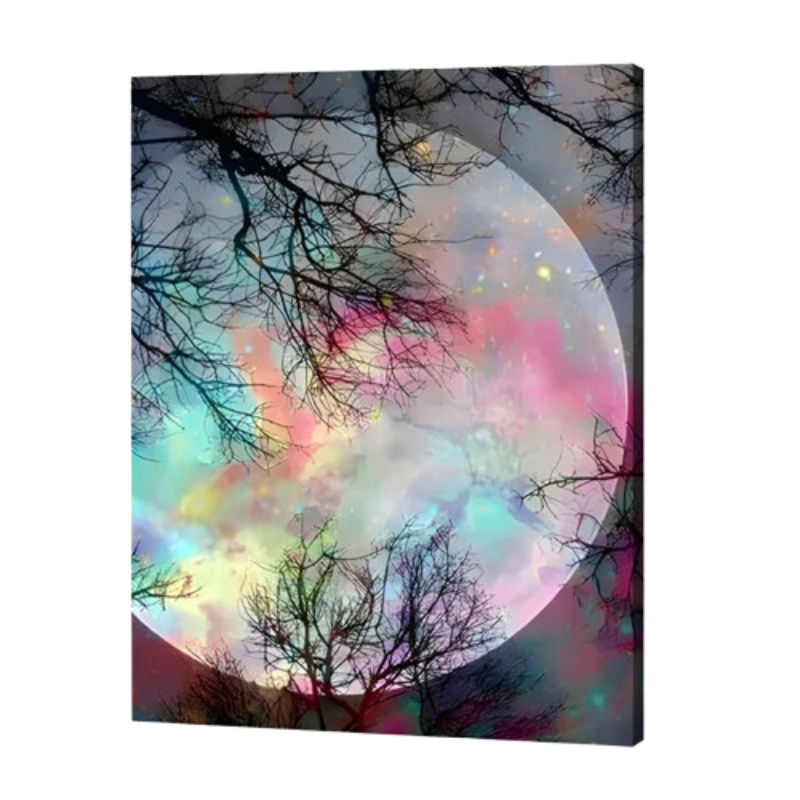 Mystic Moonlight Glow Paint by Numbers Kit