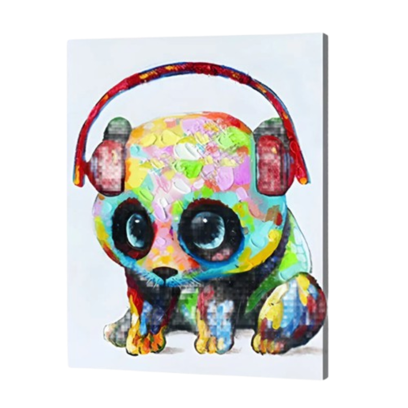 Party Panda Vibes Paint by Numbers