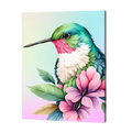 Pastel Humming bird Bliss Paint by Numbers