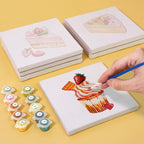 Pink Dessert Delights Mini Paint by Numbers