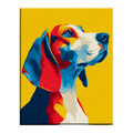 Pop Art Dog Portrait Paint by Numbers

