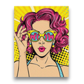 Pop art Girl Paint by Numbers