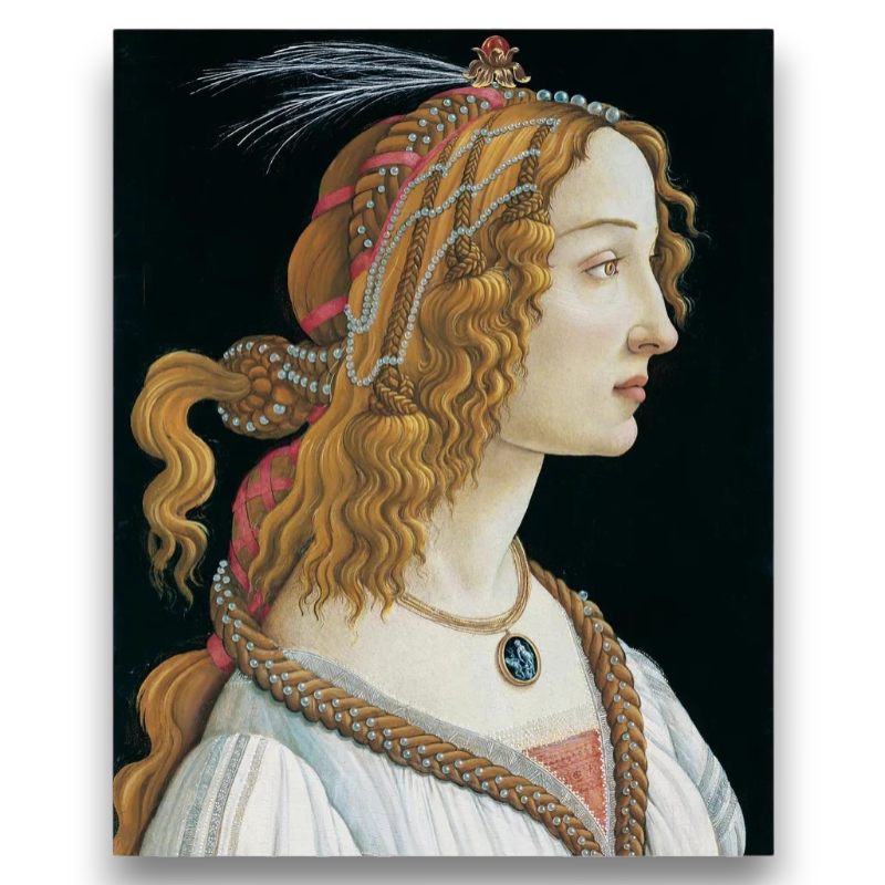 Renaissance Young Woman Paint by Numbers