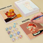 Retro Cocktails Mini Paint by Numbers