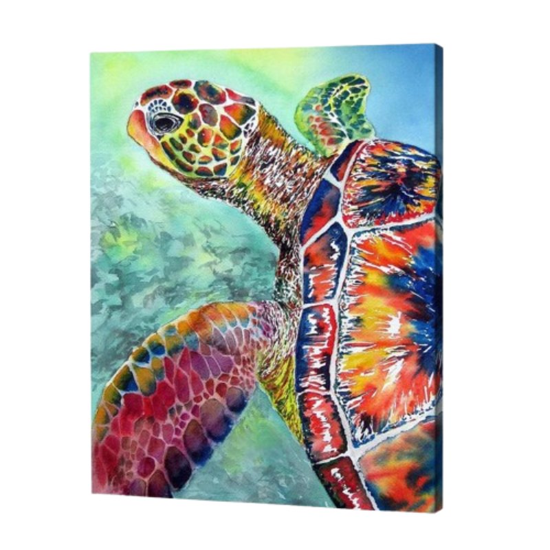 Sea Turtle Paint By Numbers