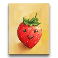 Smiling Strawberry Kids Paint by Numbers