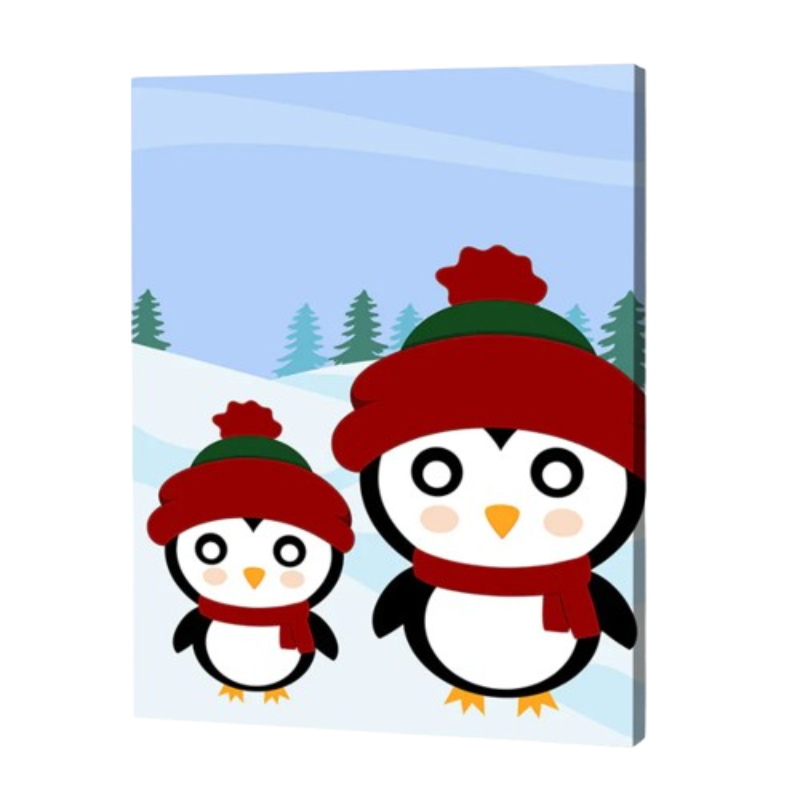 Snowmen Paint by Numbers for Kids