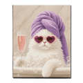 Spa Day Cat Paint by Numbers