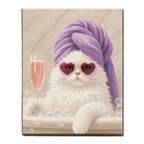 Spa Day Cat Paint by Numbers