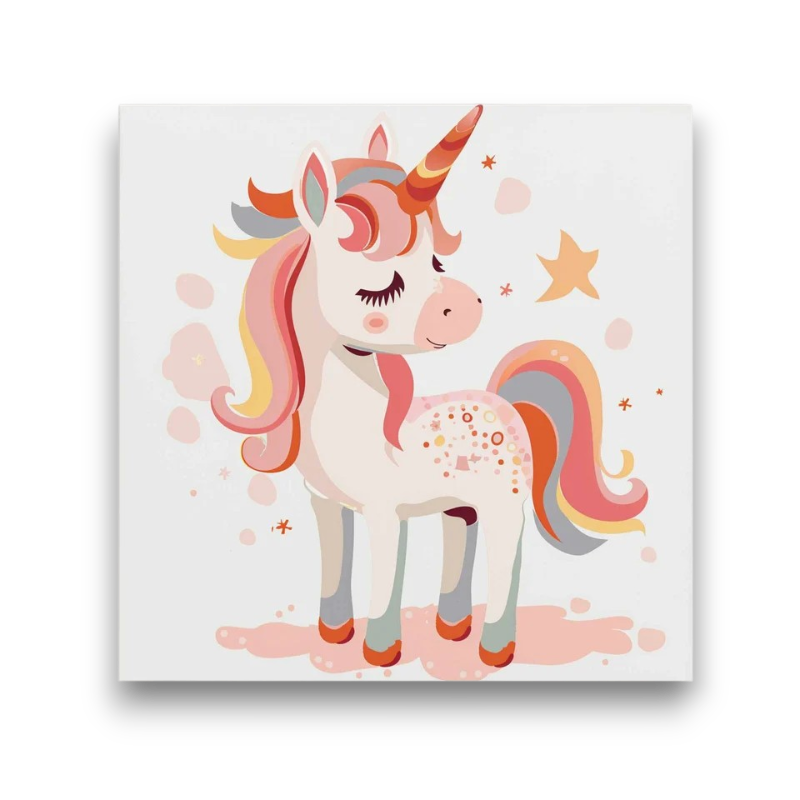 Starlight Unicorn, Kids Paint by Numbers