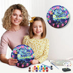 Starry Night Lighthouse Paint by Numbers Clock Kit