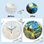 Starry Night Paint by Numbers Clock