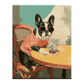 Sunglasses and Boba Dog Paint by Numbers