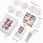 Sunset Wildlife Paint by Numbers Coasters