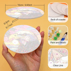 Sunset Wildlife Paint by Numbers Coasters