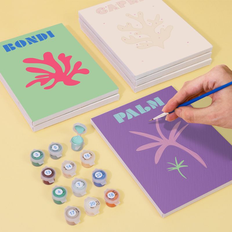 Tropical Destinations Mini Paint by Numbers