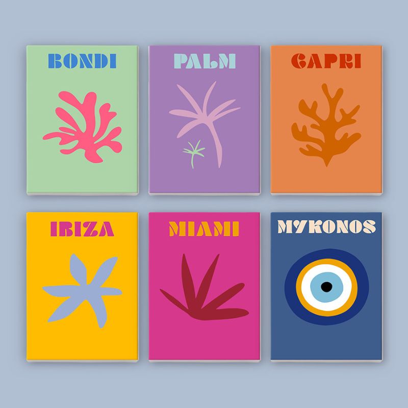 Tropical Destinations Mini Paint by Numbers