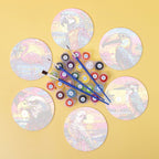 Vibrant Birdlife Paint by Numbers Coasters