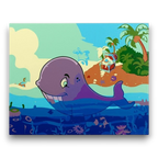 Whale Treasure Adventure Kids Paint by Numbers