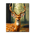 Woodland Majesty Deer Paint by Numbers