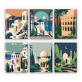 World Architecture Mini Paint by Numbers
